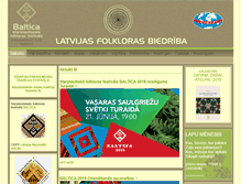 Tablet Screenshot of folklorasbiedriba.lv